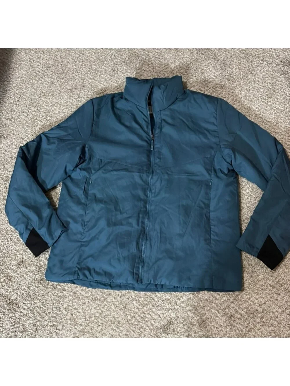 MACK RUSSO Jacket Men's Size L Hybrid Insulated Activewear Teal Full Zip NWT